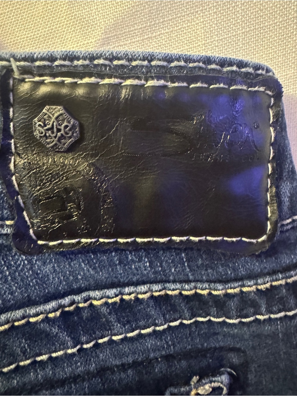 Silver Jeans Suki Mid Slim Boot Jeans W29 L33 Dark Wash Stretch Mid Rise - Picture 5 of 10